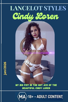 My big fist in the hot ass of the beautiful Cindy Loren