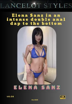 Elena Sanz in an intense double anal dap to the bottom